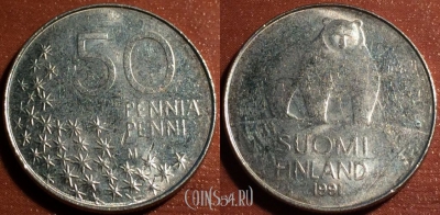 Финляндия 50 пенни 1991 года, 56-031