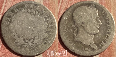 Франция 1 франк 1813 года D, Ag, KM# 692, 171p-081 ♛