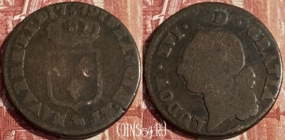 Франция 1 соль 1779 года, KM# 578, 404p-046 ♛