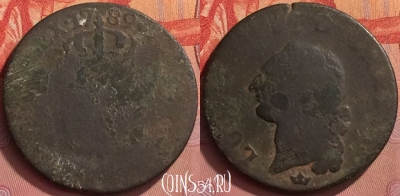 Франция 1 соль 1789 года, KM# 578, 337l-134