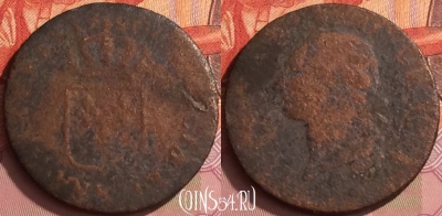 Франция 1 соль 1791 года, KM# 578, 217o-067