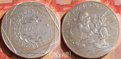 Франция 10 евро 2015 года Ag, KM# 2211, 401o-154 ♛