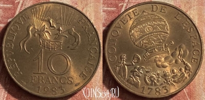 Франция 10 франков 1983 года, KM# 952, 101p-112 ♛