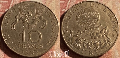 Франция 10 франков 1983 года, KM# 952, 176p-037 ♛