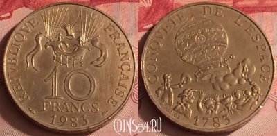 Франция 10 франков 1983 года, KM# 952, 325o-067 ♛