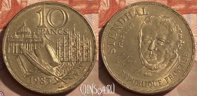 Франция 10 франков 1983 года, KM# 953, 486р-058 ♛
