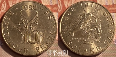 Франция 10 франков 1988 года, KM# 965, 496р-142 ♛