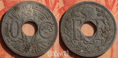 Франция 10 сантимов 1941 года, KM# 895, 440o-084