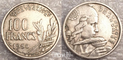 Франция 100 франков 1955 года, 79-070a