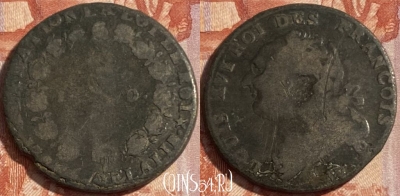 Франция 12 денье 1791-1793 гг., KM# 600, 498р-065 ♛