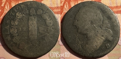 Франция 12 денье 1791-1793 B, KM# 600, 395s-081 ♛