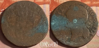 Франция 1/2 соль 1779 года, KM# 586, 305p-036 ♛