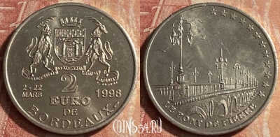 Франция 2 евро 1998 г. (France Bordeaux 1998), 120p-027
