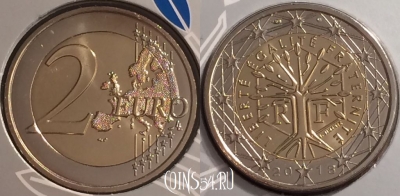 Франция 2 евро 2013 года, KM# 1414, BU, 401n-122 ♛