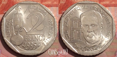 Франция 2 франка 1995 года, KM# 1119, 238a-093