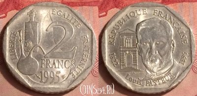 Франция 2 франка 1995 года, KM# 1119, 331o-081
