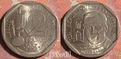 Франция 2 франка 1995 года, KM# 1119, 359-140