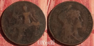 Франция 5 сантимов 1902 года, KM# 842, 342o-084