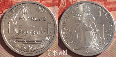 Французская Полинезия 1 франк 2003 г., KM# 11, 269-070