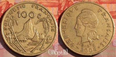 Французская Полинезия 100 франков 2008 года, 278a-051