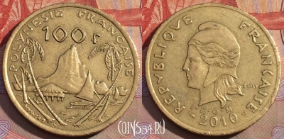 Французская Полинезия 100 франков 2010 года, 164b-048