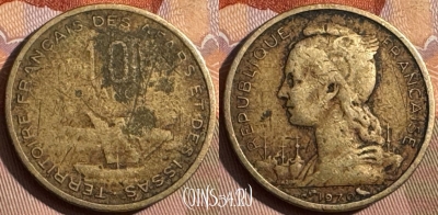 Французские Афар и Исса 10 франков 1970 г., 376s-075 ♛