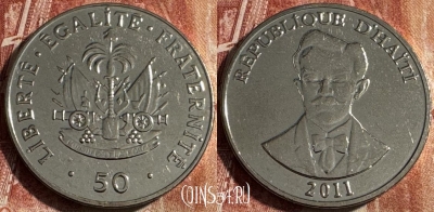 Гаити 50 сантимов 2011 года, KM# 153a, UNC, 510s-137