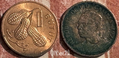 Гамбия 1 бутут 1971 года, KM# 8, 051s-048