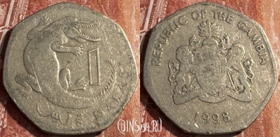 Гамбия 1 даласи 1998 года, KM# 59, s041s-198