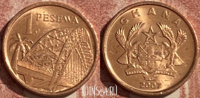 Гана 1 песева 2007 года, KM# 37, 486р-010