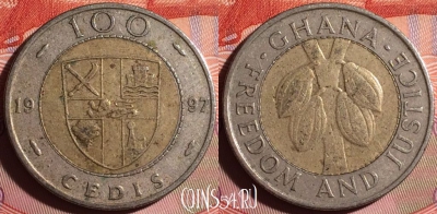 Гана 100 седи 1997 года, KM# 32, 133g-086