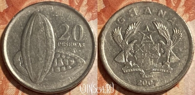 Гана 20 песев 2007 года, KM# 40, 494р-030