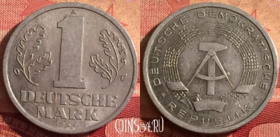 Германия (ГДР) 1 марка 1956 года, KM# 13, 244i-163