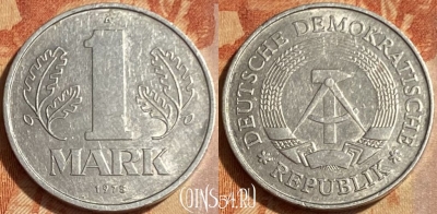 Германия (ГДР) 1 марка 1975 года, KM# 35.2, 462q-271