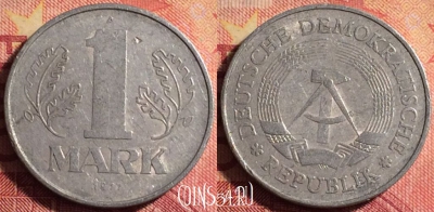 Германия (ГДР) 1 марка 1977 года, KM# 35.2, 180j-054