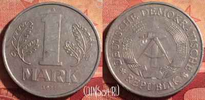 Германия (ГДР) 1 марка 1977 года, KM# 35.2, 223i-013