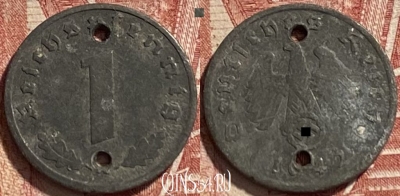 Германия (Третий рейх) 1 рейхспфенниг 1942, 463r-591