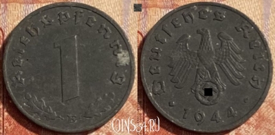 Германия (Третий рейх) 1 рейхспфенниг 1944 E, 487р-022