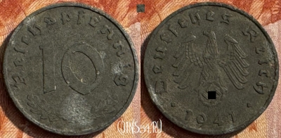 Германия (Третий рейх) 10 рейхспфеннигов 1941 A, 284s-099