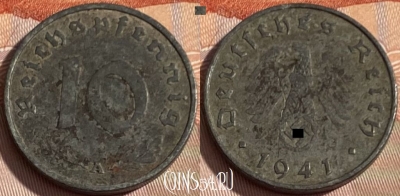 Германия (Третий рейх) 10 рейхспфеннигов 1941 A, 294q-089