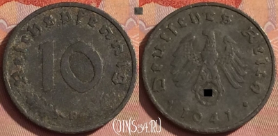 Германия (Третий рейх) 10 рейхспфеннигов 1941 F, 360k-110