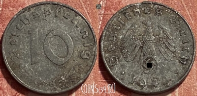 Германия (Третий рейх) 10 рейхспфеннигов 1942 J, 395q-051