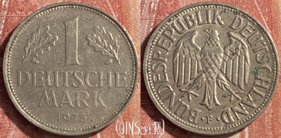 Германия 1 марка 1973 года F, KM# 110, 453o-006