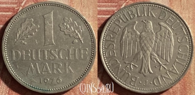 Германия 1 марка 1976 года J, KM# 110, 153p-001
