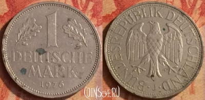 Германия 1 марка 1976 года J, KM# 110, 193o-079