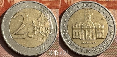 Германия 2 евро 2009 F, KM# 276, 467s-680