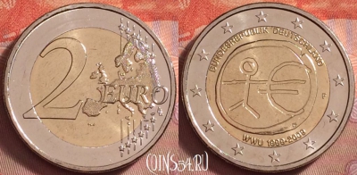 Германия 2 евро 2009 J, KM# 277, UNC, 121k-005