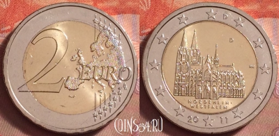 Германия 2 евро 2011 года D, KM# 293, UNC, 119k-129