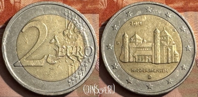 Германия 2 евро 2014 D, KM# 334, 467s-682