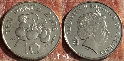 Гернси 10 пенсов 2006 года, KM# 149, UNC, 507s-038
